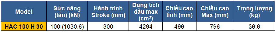 kich 2 chieu bang nhom 100 tan 300 mm, kich 2 chieu, kich nhom