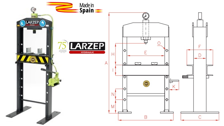 MÁY ÉP THỦY LỰC 30 TẤN