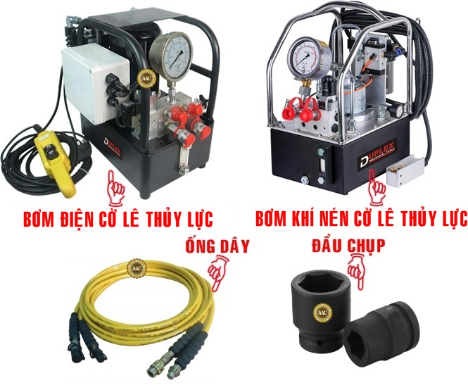 Co le thuy luc, co le thuy luc dang trong 1724 - 16245 N.m, Low Profile Hydraulic Torque Wrench, http://thegioithuyluc.com.vn